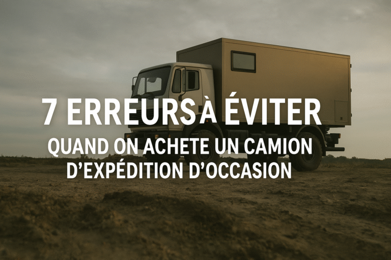 Les 7 erreurs à éviter quand on achète un camion d’expédition d’occasion