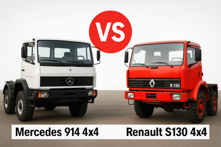 Duel 4x4 : Mercedes 914 vs Renault S130