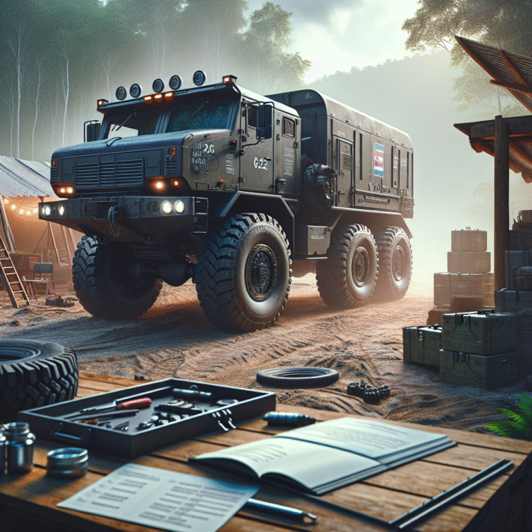 « Le camion lourd 6×6 : le véhicule tout-terrain ultime pour les aventuriers intrépides