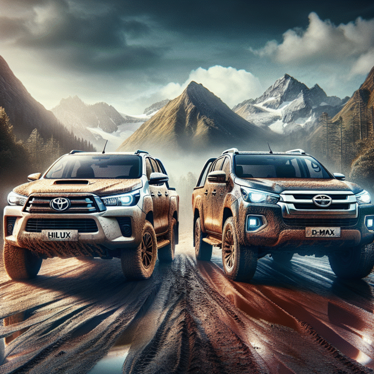 « Pick-up tout-terrain : comparatif entre le Toyota Hilux et l’Isuzu D-Max pour les aventures en pleine