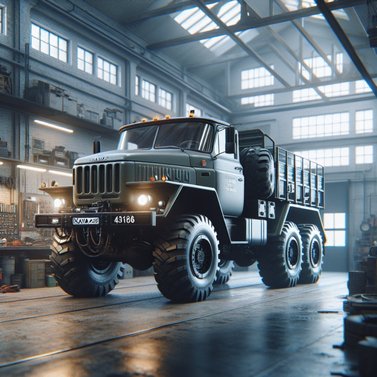 « Le puissant camion lourd 6×6 : le partenaire idéal pour les aventuriers intrépides ! »