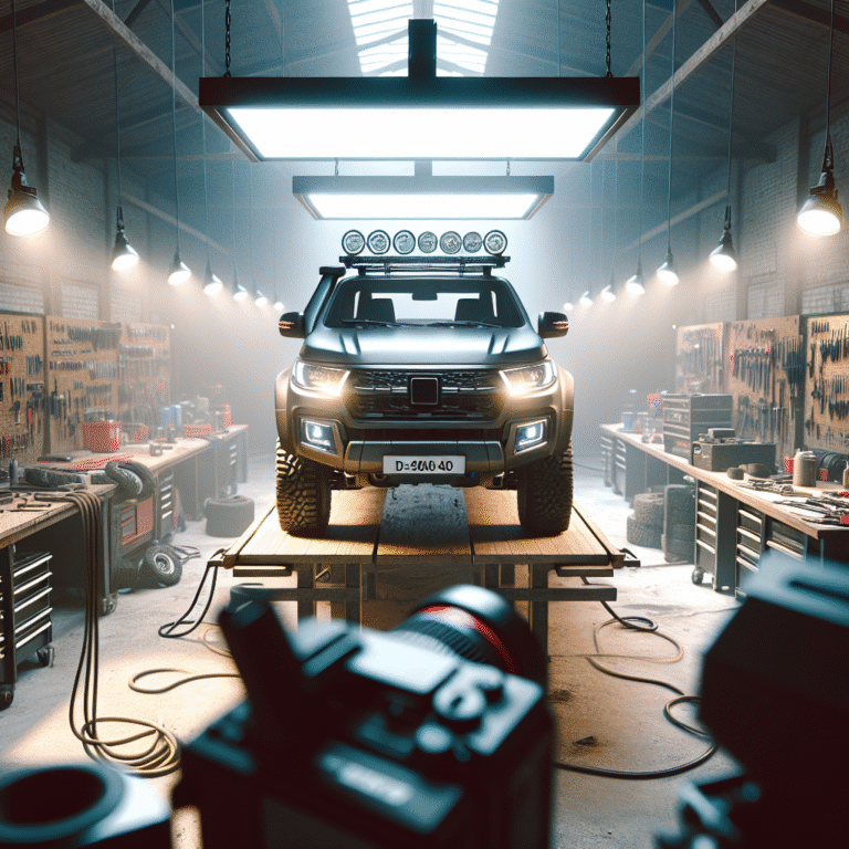 « Conquérir les chemins sauvages avec le puissant camion léger 4×4 »